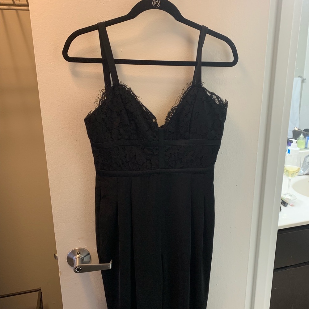 Keepsake Black Lace Jumpsuit